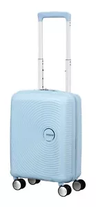 American Tourister Soundbox Mini Spinner 47 / 16 Trolley Pastel Blue hellblau - Bild 1 von 7