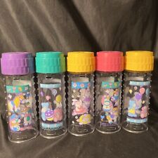Vtg 8 oz. Playtex Drop In Nurser Baby Bottles  Lot of 5 1990’s  Pastel Decorated