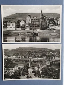 AK 2x Traben-Trarbach Hotel Clauss Feist und Mosel Brücke - Picture 1 of 2
