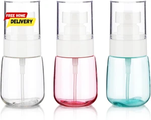 3Pack Small Spray Bottle, 1Oz Mini Empty Travel Spray Bottle, Fine Mist Plastic - Picture 1 of 12