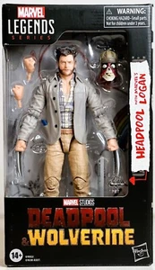Figura de acción Marvel Legends Deadpool & Wolverine - Headpool con Logan 6" - Imagen 1 de 3