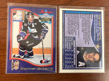 DANIEL BRIERE 1997-98 BOWMAN CHL STARS (2 CARDS ERROR & CORRECTED) #50