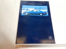 BROCHURE DEPLIANT ORIGINALE MERCEDES SEC 1989 LINGUA ITALIANO