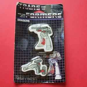 Vintage Transformers Eraser Set 1985 Megatron - Factory Sealed Erasers! - Picture 1 of 6