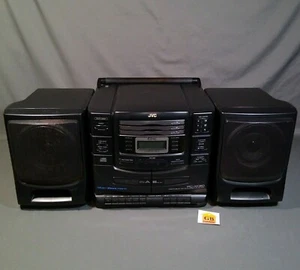 JVC PC-XC20 / PC-XC20BK negozio radio stereo boombox cassetta cambia CD 3 dischi - Foto 1 di 11