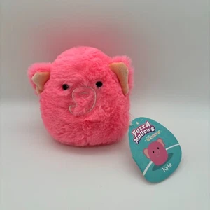 Squishmallows FuzzAMallows 5” KYLA the Hot Pink Elephant Stuffed Plush Toy NEW - Picture 1 of 3