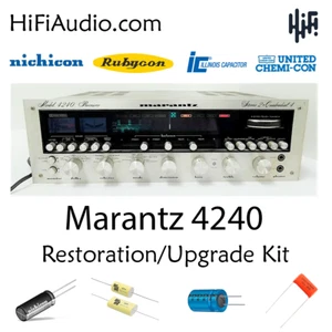 Marantz 4240 receiver rebuild restoration recap upgrade kit repair capacitor - Picture 1 of 7