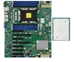 Supermicro X11SPL-F Motherboard mit Intel Xeon Gold 6148 CPU 2,4 GHz Prozessoren - Bild 1 von 5