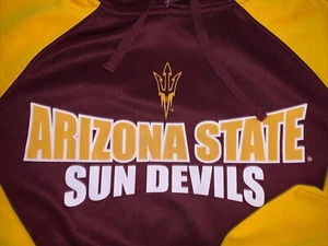 New Arizona State Sundevils Poly Hoodie Sweatshirt Adult Small Campus Heritage S - Picture 1 of 15