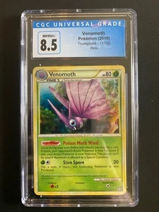 POKEMON TCG VENOMOTH 11/102 HG&SS TRIUMPHANT HOLO CGC 8.5!! - Picture 1 of 1