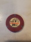 Binions Horseshoe Club 8th issue 1965 25 cent casino chip Las Vegas,  Nevada 