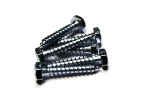 (100) Vite/Bullone Lag Testa Esagonale 1/4 x 1-1/2" - Zincato - Foto 1 di 2