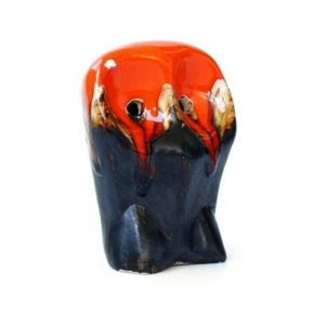 60s 70s vintage Eric Leaper Studio ceramic owl hot lava fat lava rare figurine  - Picture 1 of 7