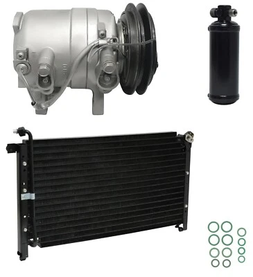 RYC Reman 交流电压缩机套件 带冷凝器 EG444 适用于日产皮卡 2.4L 1997 — 第 1/4 张图片