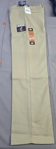Dickies Boy's Classic Flat Front Pant, Sizes 4 to 7 in Khaki - Picture 1 of 4