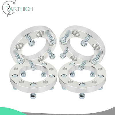 For 1975-1996 Ford F150 Jeep CJ5 CJ6 5x5.5 Wheel Spacers (4) 1" Thick 1/2" Studs - Image 1 of 4