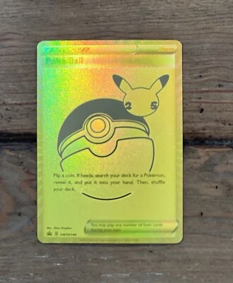Gold Stamped Poke Ball SWSH146: Pokemon Sword & Shield Promo Cards Holo. NM-M+ - Image 1 of 2