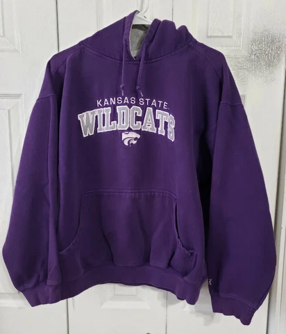 Kansas State Starter Pullover Hoodie Jacket Men's XLARGE Wildcats Sweater Cover