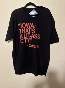 Raygun Black Shirt XXL Iowa Cardi B New With Tags - Picture 1 of 6
