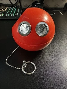 Radio d'epoca Panasonic R-70 Panapet Red Ball AM a transistor con catena - funzionante - Foto 1 di 11
