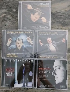 Andris Nelsons, Birmingham Symphony (5 CD Lot) Strauss, Stravinsky, Shostakovich - Picture 1 of 13