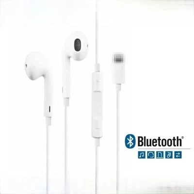 US Earphones Headphones for iPhone Pro/14/13/12/11/X Bluetooth Wired Earbuds - Image 1 of 4