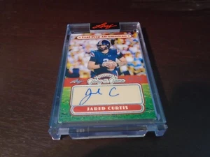 2025 Leaf Glory of the Game Jared Curtis Future Holo Dots Rookie Auto card 01/10 - Picture 1 of 4