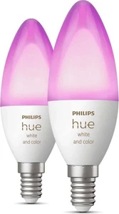 Philips Hue White and Color E14 4W Smarte Glühbirne - 2 Stück - Bild 1 von 3