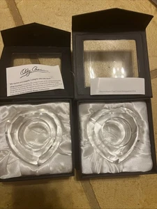 Portacandele in cristallo Cassini 2-Oleg - a forma di cuore - Foto 1 di 3