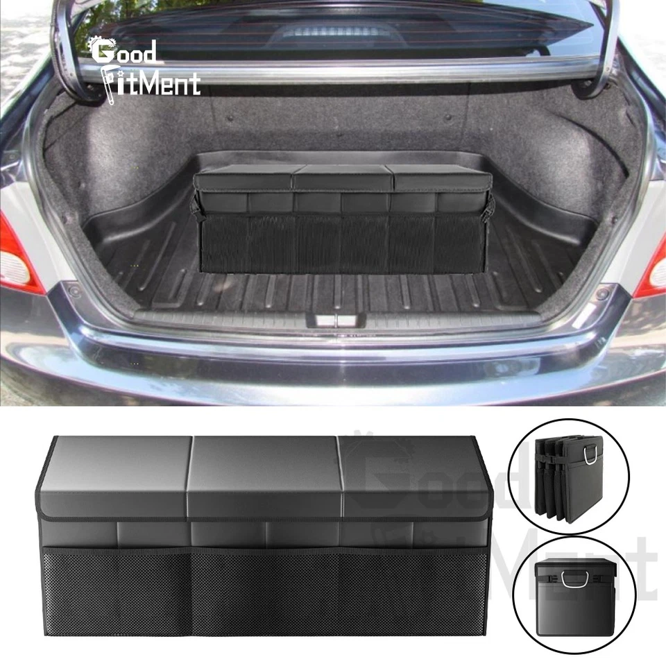 For Honda Civic Sedan Car Trunk Storage Box Cargo Organizer Collapsible 3-in-1 Foto 1 de 4