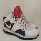 Nike LeBron 8 VIII Independence Day USA Red Blue Boys Kids Size 7Y 415238-100