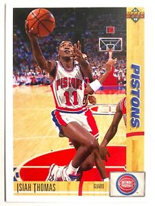 1991-92 Upper Deck Isiah Thomas #333 Detroit Pistons Guard HOF