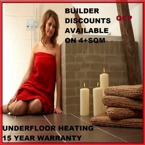 NEW FLOOR HEATING KITS 2 SQM ELECTRIC UNDERFLOOR UNDER TILE UNDERTILE HEAT MATS - Picture 1 of 8