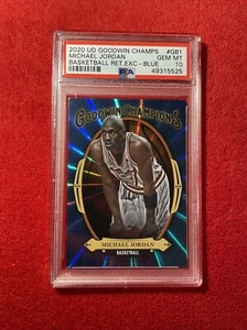 🔥 POP 8!! 2020 Upper Deck Goodwin Champions GB1 Michael Jordan Blue /499 PSA 10 - Picture 1 of 4