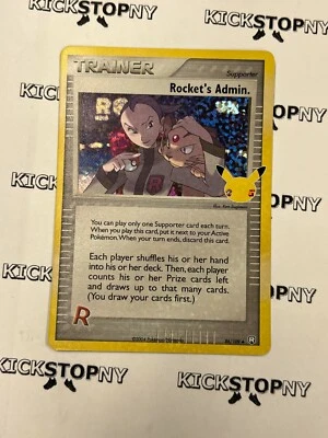 Rocket's Admin 86/109 - Pokemon Celebrations Classic Collection NM/M - Image 1 of 2