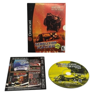 Demolition Racer No Exit NFR (Sega Dreamcast, 2000) DC Demo In Sleeve Tested - Image 1 of 4