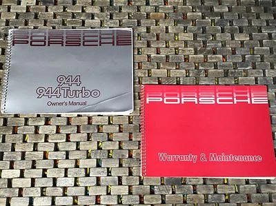 🟣 PORSCHE 944 944 1989 TURBO MANUAL DEL PROPIETARIO + GARANTÍA / MANTENIMIENTO BK Foto 1 de 4