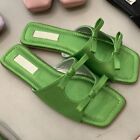 Chaussures décontractées à la mode pour femmes sandales de plage arc d'été glissières plates pantoufles