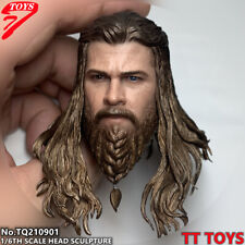 TTTOYS 1/6 Avengers Endgame Viking Fat Thor 8.0 Chris Hemsworth Head Sculpt Toy