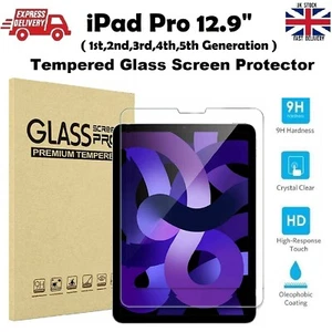 Bubble Free 3D Tempered Glass Screen Protector 9H for Apple iPad 1st 2/3rd/4 GEN - Picture 1 of 10