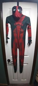 Kids Deadpool Bodysuit Superhero Tights w/ Accessories Halloween Costume Cosplay