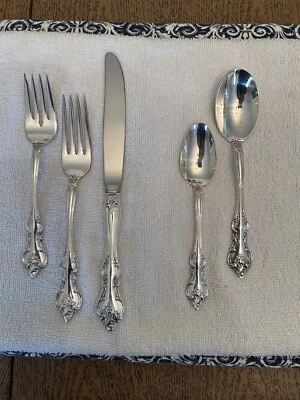 International By Oneida Orleans - NEW -Deep Silver Choice Flatware-42 Pieces, 8p - Image 1 of 4