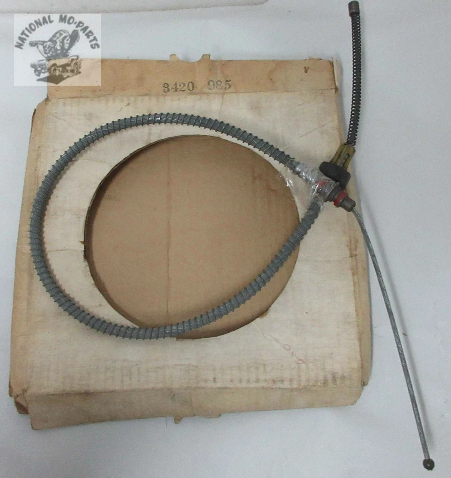 Cable freno estacionamiento trasero izquierdo camioneta Dodge D100 Mopar NOS 1970-71 3420985 Foto 1 de 1