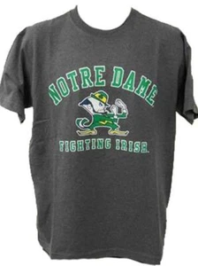 NEW Notre Dame Fighting Irish Adult Mens Size S Small Gray Shirt - Picture 1 of 8