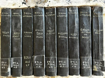 Irish Literature and their writings in ten volumes Collier 1904 NINE volume set - Image 1 of 3