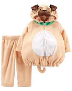 Carters Pug Costume Size 3/6 6/9 12 18 or 24 Months Brand New 2 Piece Fleece Set - Picture 1 of 3