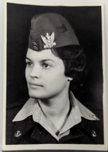 ISRAEL IDF IAF AIRE mujer soldado foto militar judío boina rara 1961 - Imagen 1 de 3