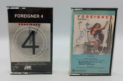 2 Foreigner Cassette Tapes - 4 & Head Games - Image 1 of 3