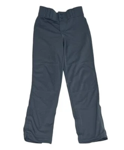 Champro Boys' Youth Gray Open Bottom Relaxed Fit Baseball Pants Adjustable Leg - Picture 1 of 6