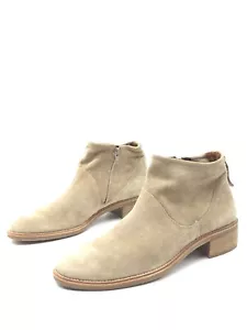 Paul Green Logan Botines De Cuero Beige Para Mujeres T.40 US.8 UK.7 - Imagen 1 de 5